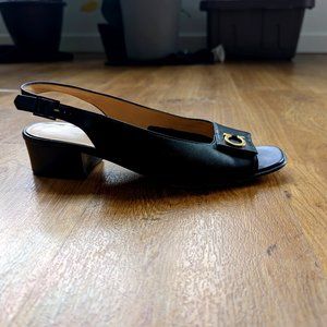 Salvatore Ferragamo Gancini Slingback Sandal- SZ 7.5